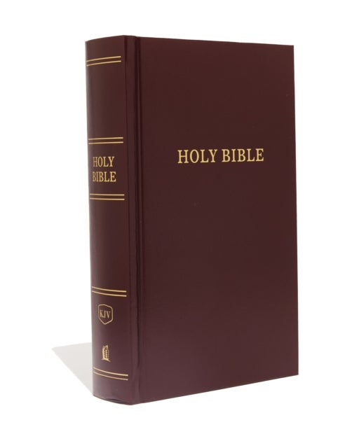 KJV, Pew Bible, Large Print, Hardcover, Burgundy, Red Letter, Comfort Print - Holy Bible, King James Version