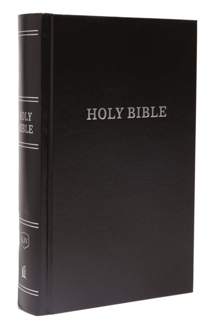 KJV, Pew Bible, Large Print, Hardcover, Black, Red Letter, Comfort Print - Holy Bible, King James Version
