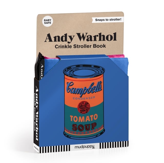 Andy Warhol Crinkle Fabric Stroller Book