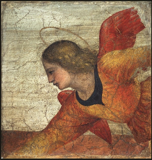 Memo Block: Glorious Angels - High-quality block of notepapers in a presentation cube box with built-in drawer