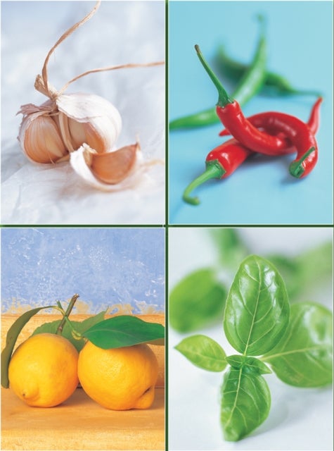 Set of Four Magnetic Notepads: Herbs - A Collection of Handy Notepads with Easy Magnetic Fastening, Contained Within a Decorative Box