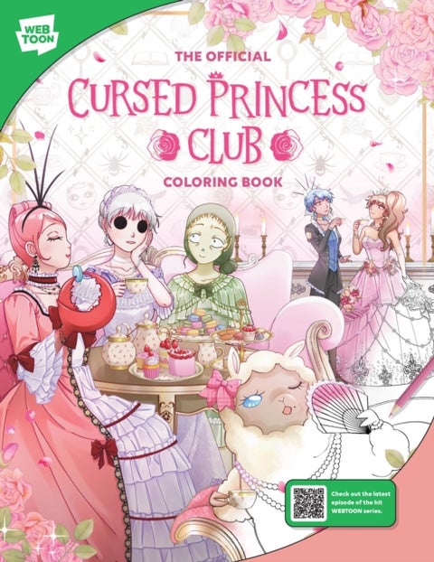 The Official Cursed Princess Club Coloring Book - 46 original illustrations to color and enjoy
