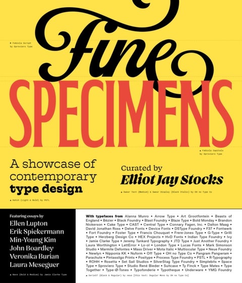 Fine Specimens - A Showcase of Contemporary Type Design