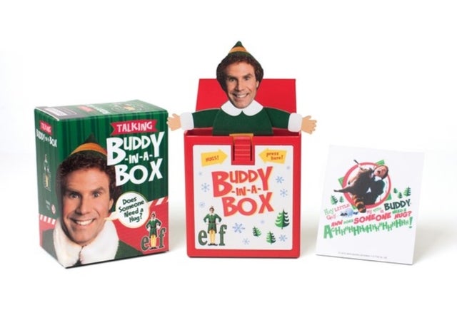 Elf Talking Buddy-in-a-Box - "Does somebody need a hug?"
