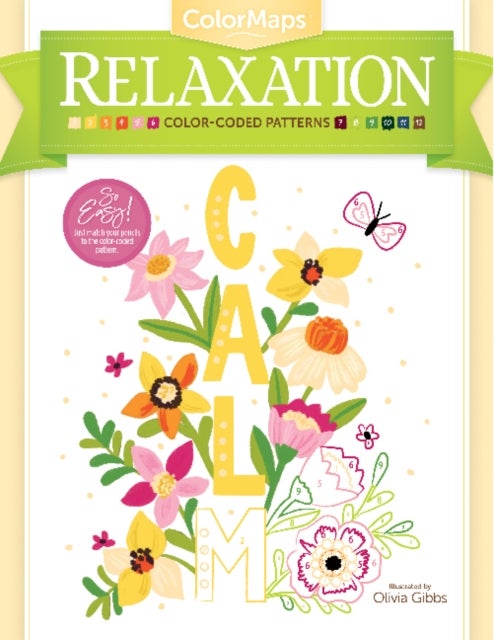 ColorMaps Relaxation - Color-Coded Patterns Adult Coloring Book
