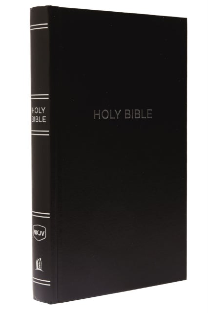 NKJV, Pew Bible, Hardcover, Black, Red Letter, Comfort Print - Holy Bible, New King James Version