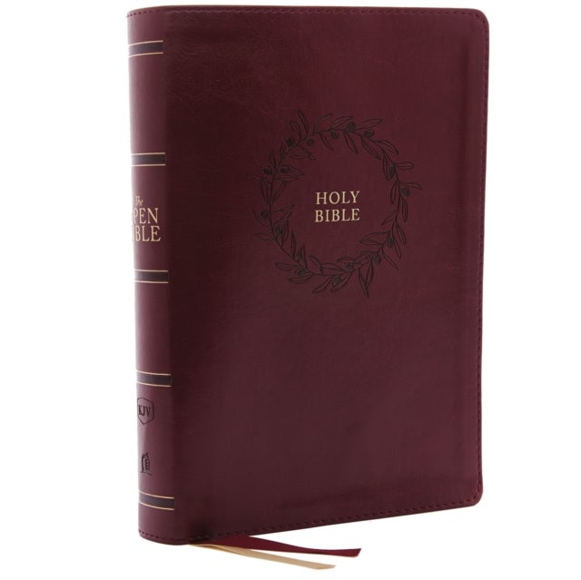 The KJV Open Bible: Complete Reference System, Burgundy Leathersoft, Red Letter, Comfort Print: King James Version - Burgundy Leathersoft, Red Letter, Comfort Print: K