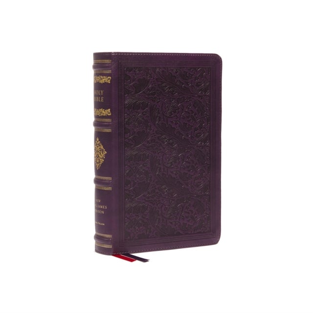 NKJV, Personal Size Reference Bible, Sovereign Collection, Leathersoft, Purple, Red Letter, Comfort Print - Holy Bible, New King James Version
