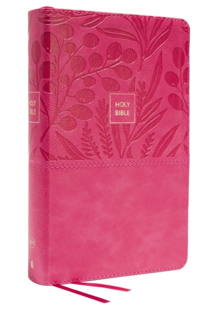 KJV Holy Bible: Large Print Single-Column with 43,000 End-of-Verse Cross References, Pink Leathersoft, Personal Size, Red Letter, Comfort Print: King James Version - Holy Bible, King James Version
