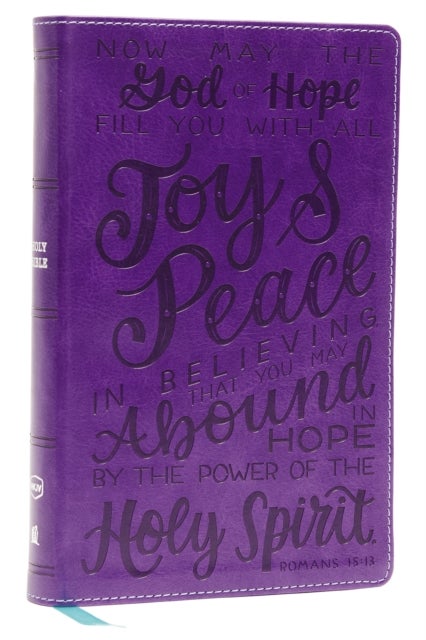NKJV, Holy Bible for Kids, Verse Art Cover Collection, Leathersoft, Purple, Comfort Print - Holy Bible, New King James Version