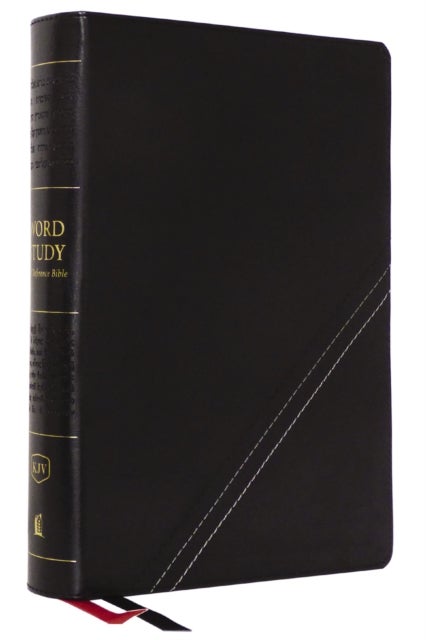 KJV, Word Study Reference Bible, Leathersoft, Black, Red Letter, Comfort Print - 2,000 Keywords that Unlock the Meaning of the Bible