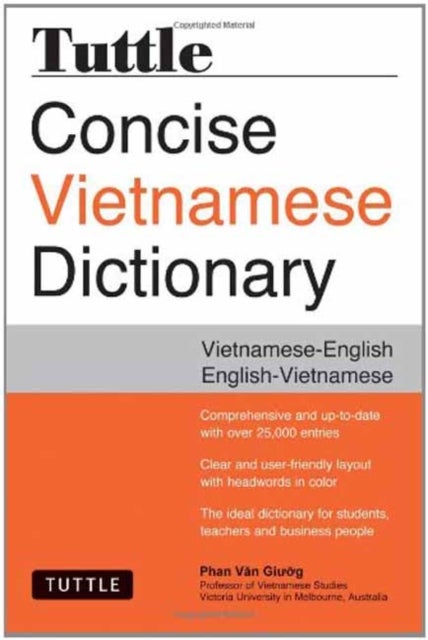 Tuttle Concise Vietnamese Dictionary - Vietnamese-English English-Vietnamese
