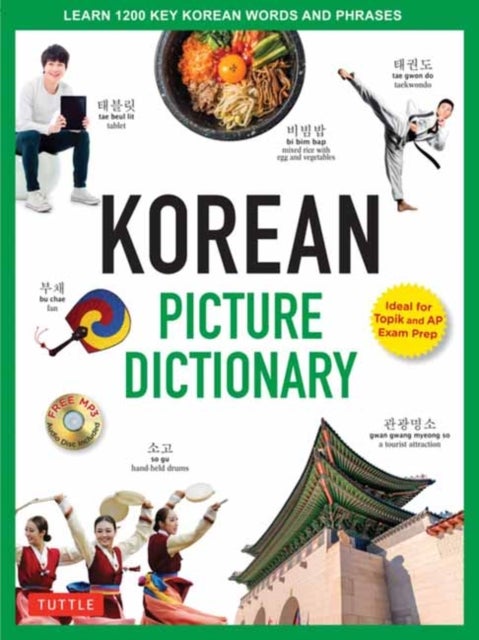 Korean Picture Dictionary - Learn 1,200 Key Korean Words and Phrases
