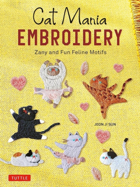 Cat Mania Embroidery - Zany and Fun Feline Motifs