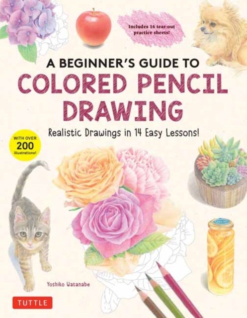 A Beginner's Guide to Colored Pencil Drawing - Realistic Drawings in 14 Easy Lessons! (With Over 200 illustrations)