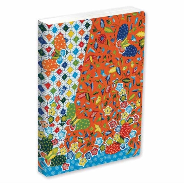 Journal Modern Batik Kawung Butterflies, Lined Paperback - Blank Lined 144 Page A5 Notebook