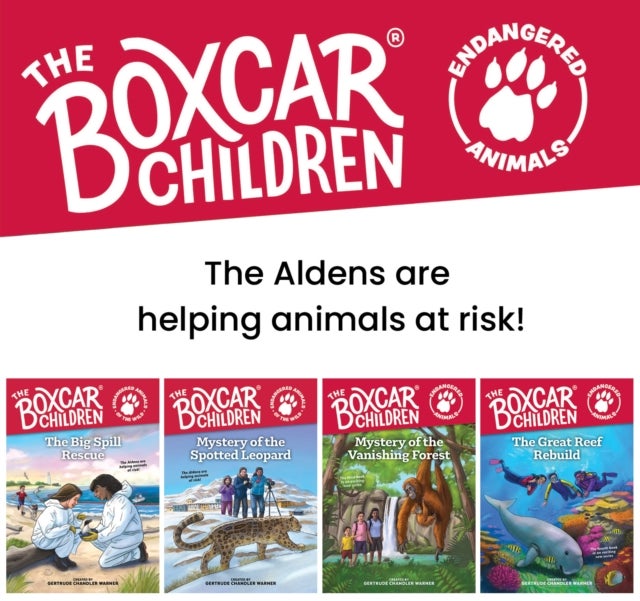 The Boxcar Children Endangered Animals 4-Book Set