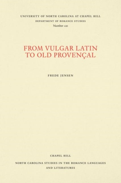 From Vulgar Latin to Old Provencal