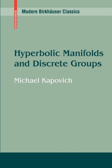 Hyperbolic Manifolds and Discrete Groups