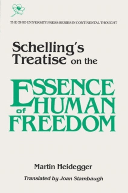 Schelling¿s Treatise on the Essence of Human Freedom