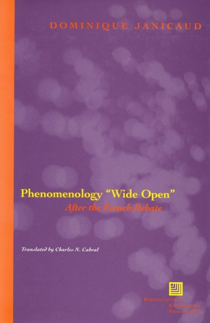 Phenomenology "Wide Open" - After the French Debate