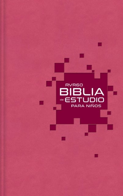 RVR60 Biblia de estudio para ninos, Leathersoft, Rosado - La Biblia para ninos mas completa