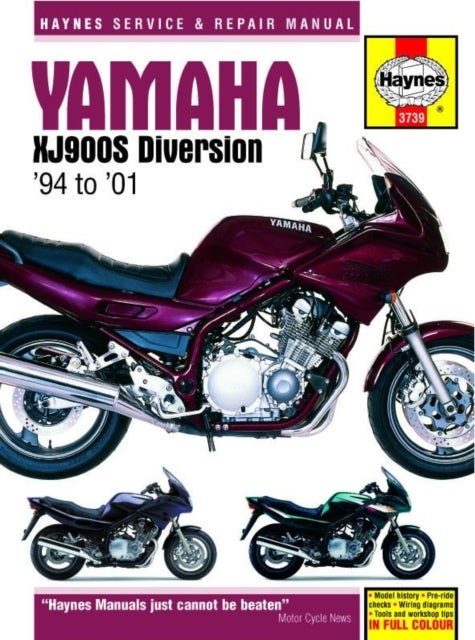 Yamaha XJ900S Diversion (94 - 01) Haynes Repair Manual - Haynes Repair Manual