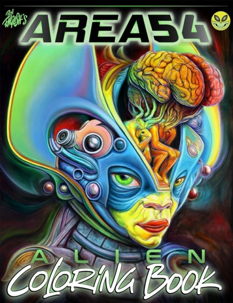 Ron English's Area 54 Alien Coloring Book - Ron English Coloring Book, A