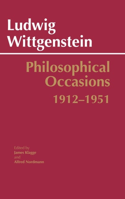 Philosophical Occasions: 1912-1951 - 1912-1951