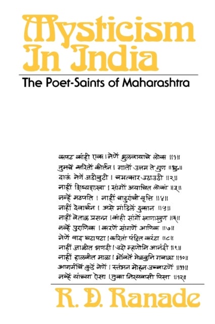 Mysticism in India - The Poet-Saints of Maharashtra