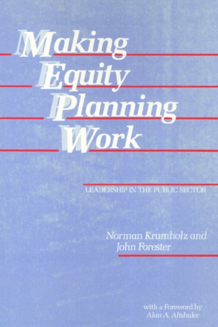 Making Equity Planning Work - Leadership in the Public Sector