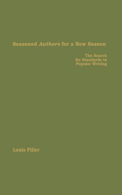 Seasoned Authors for a New Season - The Search for Standards in Popular Writing