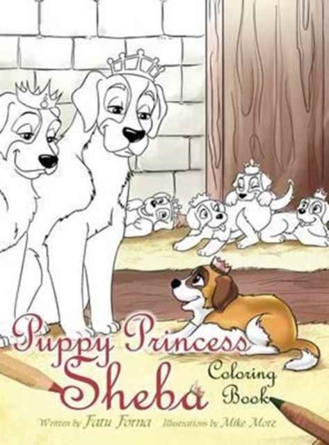 Puppy Princess Sheba - Coloring Book