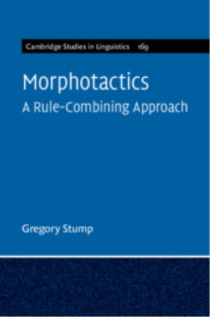 Morphotactics: Volume 169