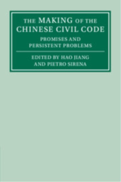 The Making of the Chinese Civil Code - Promises and Persistent Problems