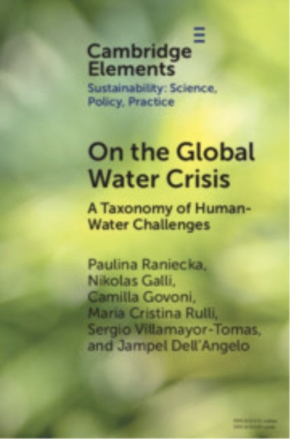 On the Global Water Crisis - A Taxonomy of Human–Water Challenges