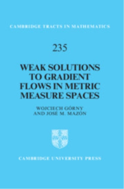 Weak Solutions to Gradient Flows in Metric Measure Spaces