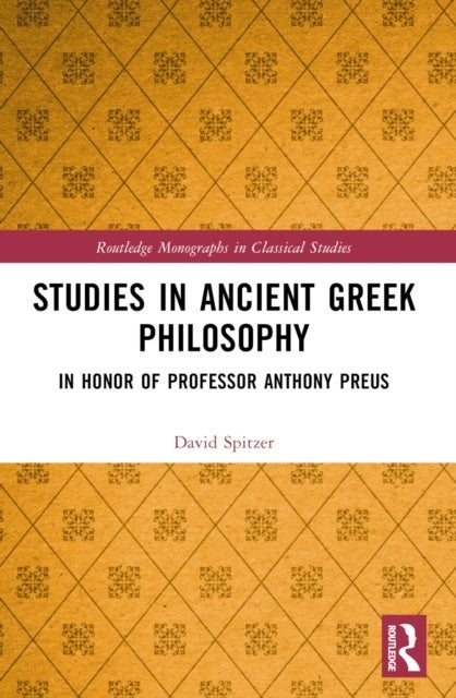 Studies in Ancient Greek Philosophy