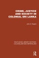 Crime, Justice and Society in Colonial Sri Lanka