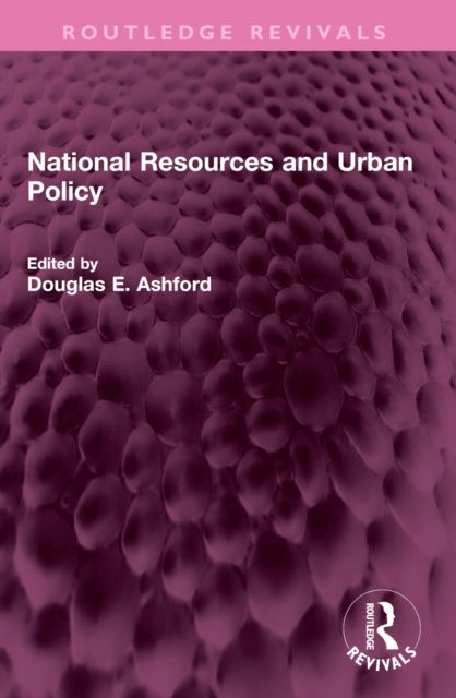 National Resources and Urban Policy