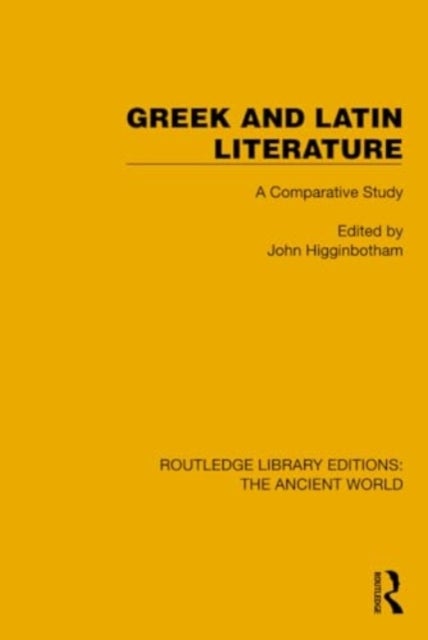 Greek and Latin Literature - A Comparative Study