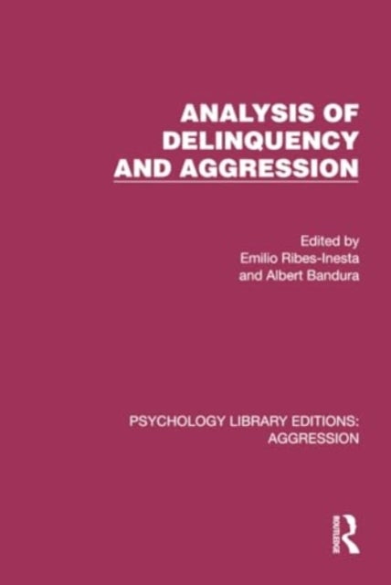Analysis of Delinquency and Aggression