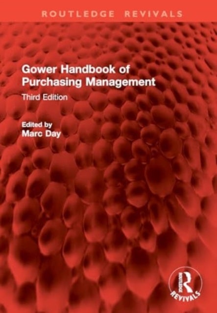 Gower Handbook of Purchasing Management - Third Edition
