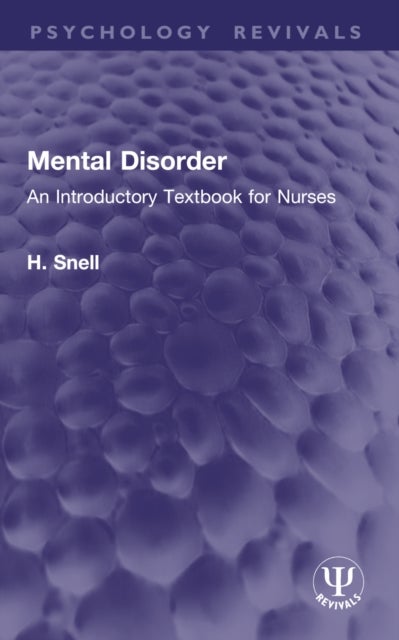 Mental Disorder - An Introductory Textbook for Nurses