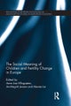 The Social Meaning of Children and Fertility Change in Europe