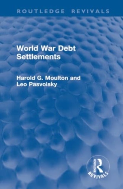 World War Debt Settlements