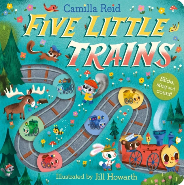 Five Little Trains - A Nursery Rhyme Counting Book for Toddlers
