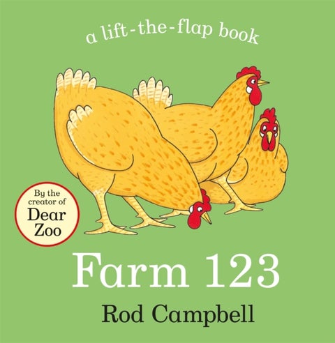 Farm 123 - A lift-the-flap book by the creator of Dear Zoo