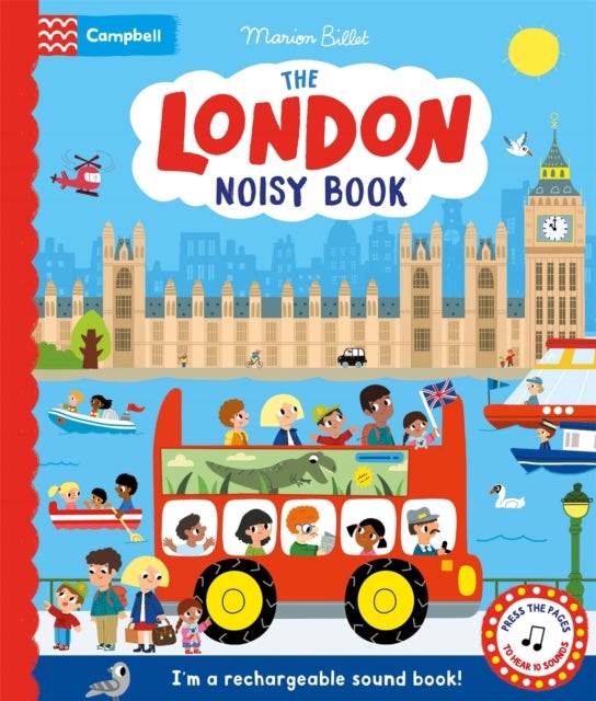 The London Noisy Book - A rechargeable press-the-page sound book