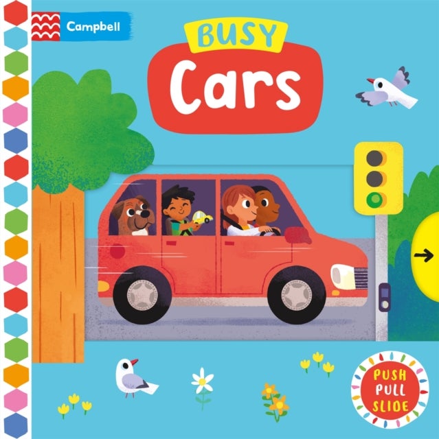 Busy Cars - A Push, Pull, Slide Book